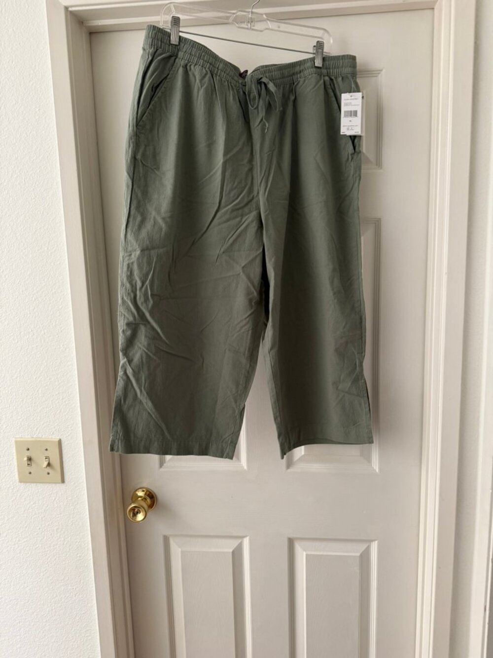 New Cropped Pants - 100% Cotton XL